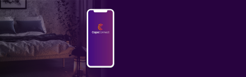 Bed in room with CapaConnect image 